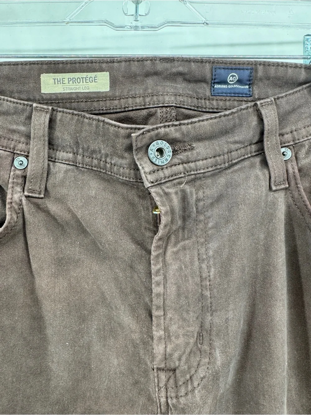 The Protégé Brown Straight-Leg Pants 36x34